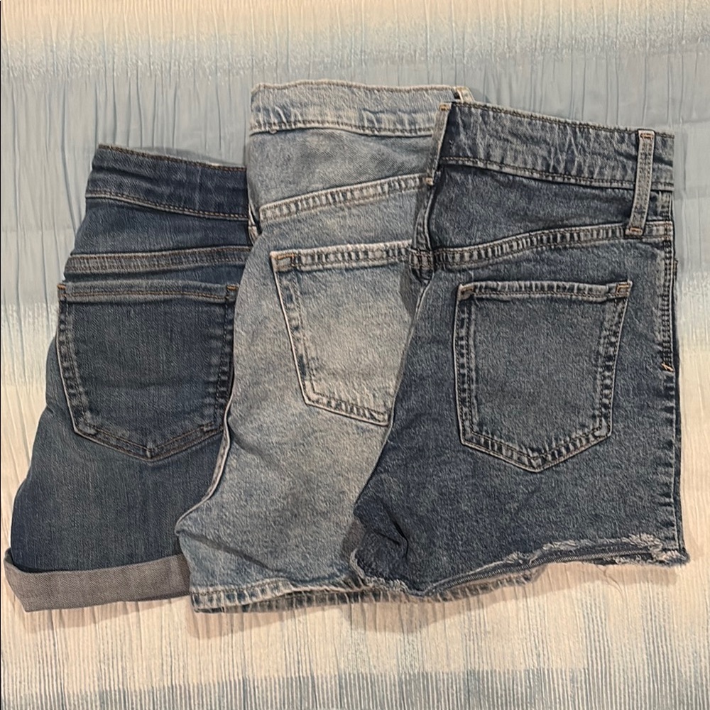 GAP kids denim shorts, size 14